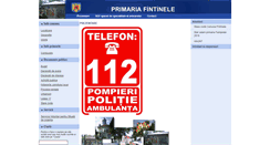 Desktop Screenshot of fintinele.infoprimarie.ro